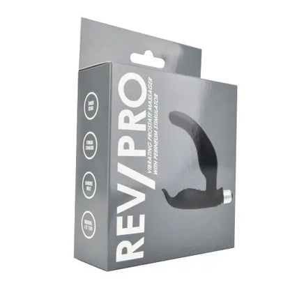 Rev-Pro Vibrating Prostate Massager with Perineum Stimulator REV