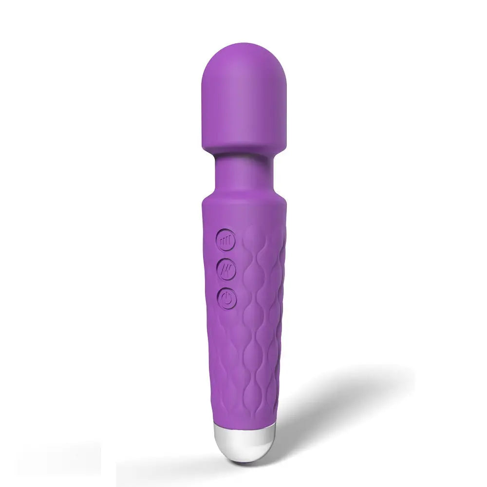 Loving Joy 20 Function Wand Vibrator Purple Loving Joy
