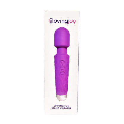 Loving Joy 20 Function Wand Vibrator Purple Loving Joy