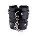 Bound to Please Furry Plush Wrist Cuffs Black Bound to Please