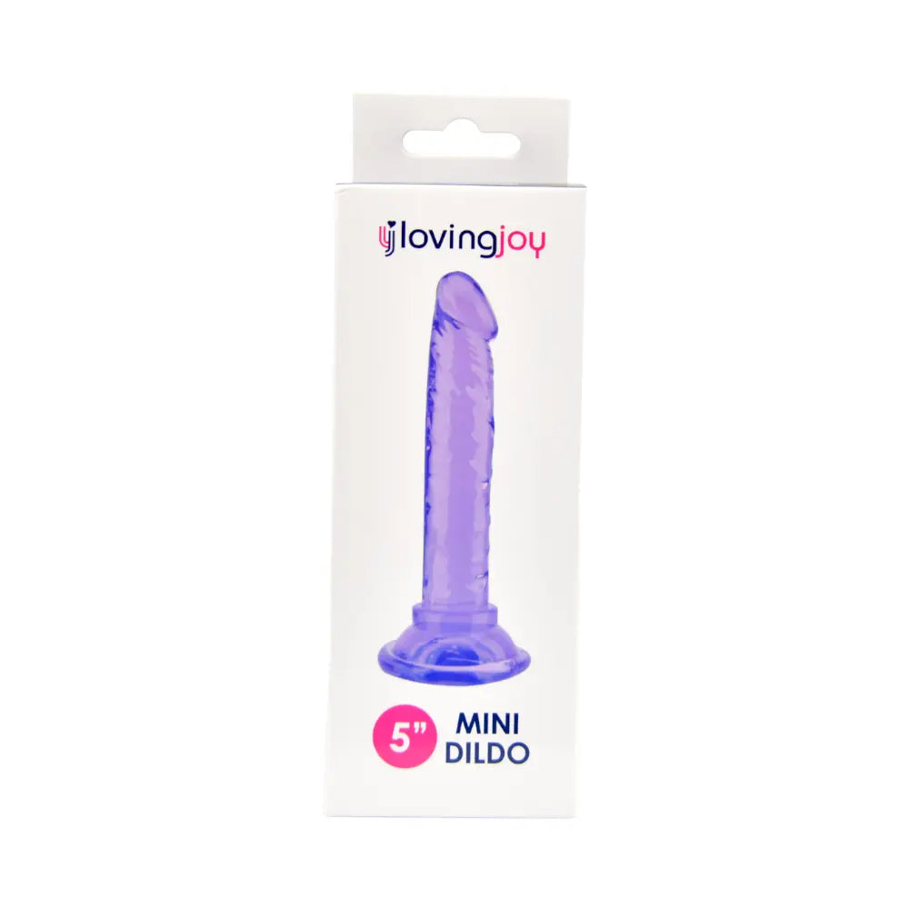 Loving Joy 5 Inch Beginners Dildo Purple Loving Joy