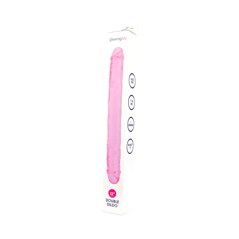 Loving Joy 12 Inch Double Dildo Pink Loving Joy