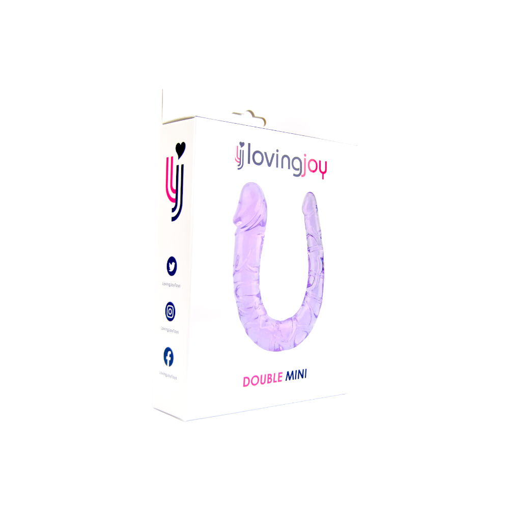 Loving Joy Double Mini Dildo Purple Loving Joy