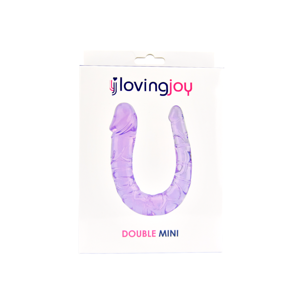 Loving Joy Double Mini Dildo Purple Loving Joy