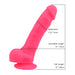 Loving Joy 8 Inch Realistic Silicone Dildo with Suction Cup and Balls Pink Loving Joy