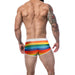 C4M Athletic Trunk Rainbow Small Cut 4 Men