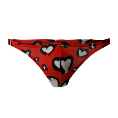 C4M Brazilian Brief Hearts Extra Large