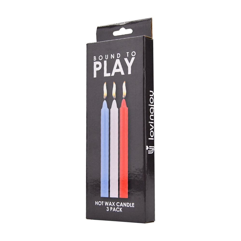 Bound to Play. Hot Wax Candles (3 Pack) Bound to Play