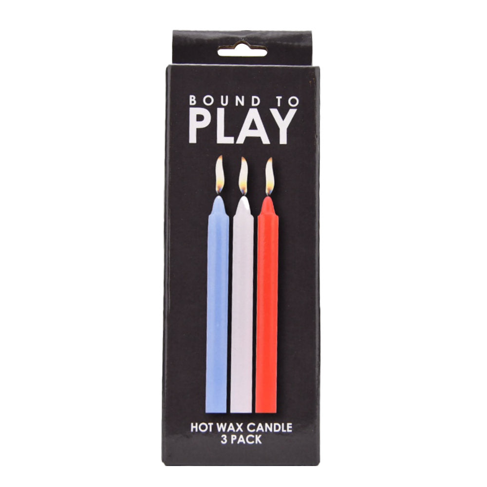 Bound to Play. Hot Wax Candles (3 Pack) Bound to Play