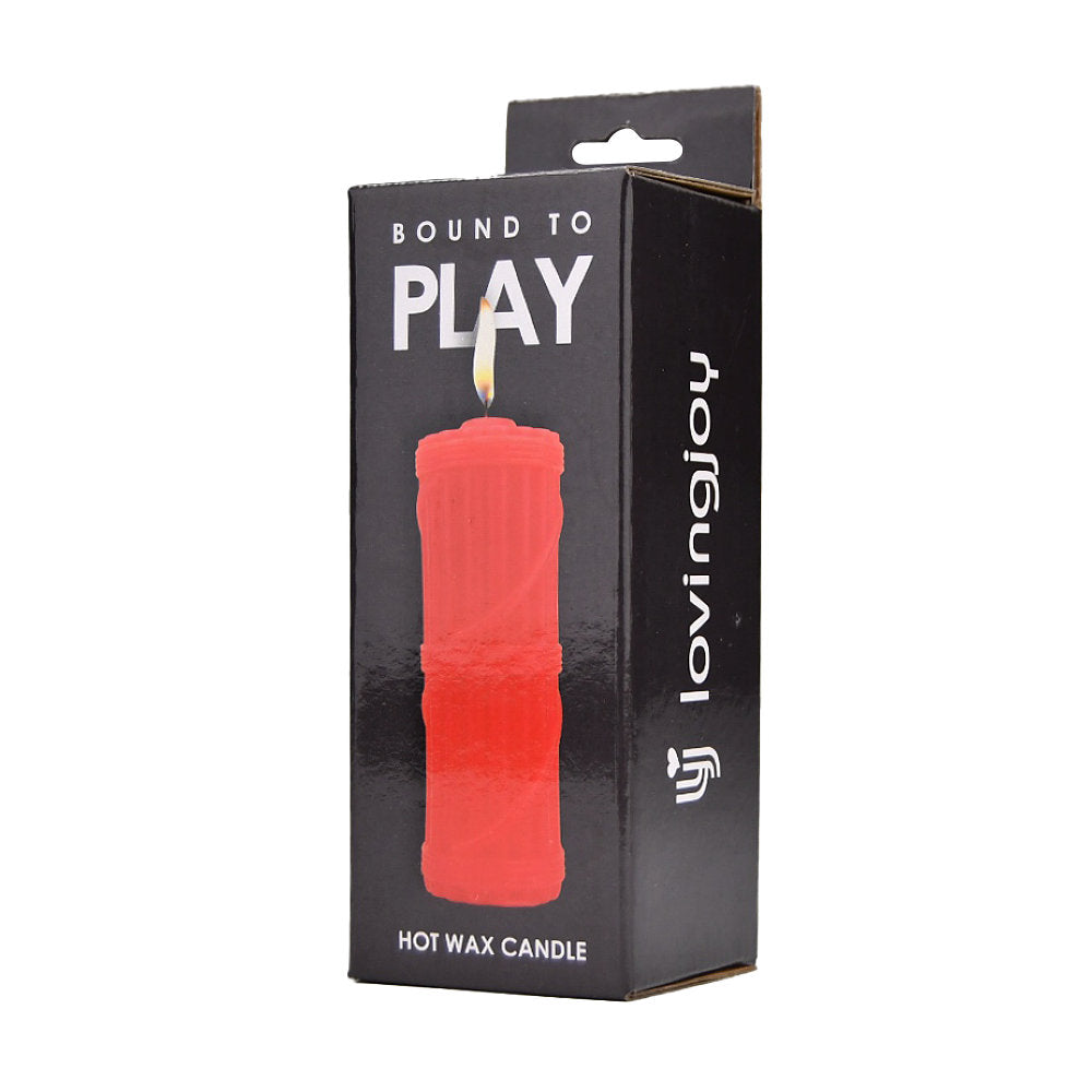 Bound to Play. Hot Wax Candle Red Bound to Play