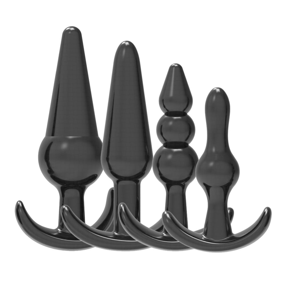 Loving Joy Butt Plug Training Kit Black Loving Joy