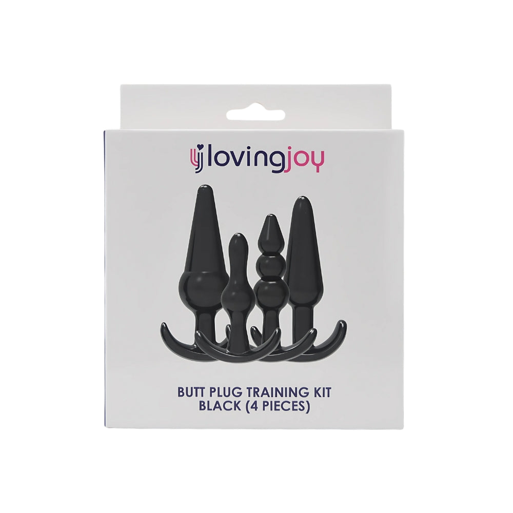 Loving Joy Butt Plug Training Kit Black Loving Joy