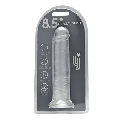 Loving Joy 8.5 Inch Suction Cup Dildo Clear Loving Joy