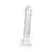 Loving Joy 11 Inch Dildo with Balls Clear Loving Joy