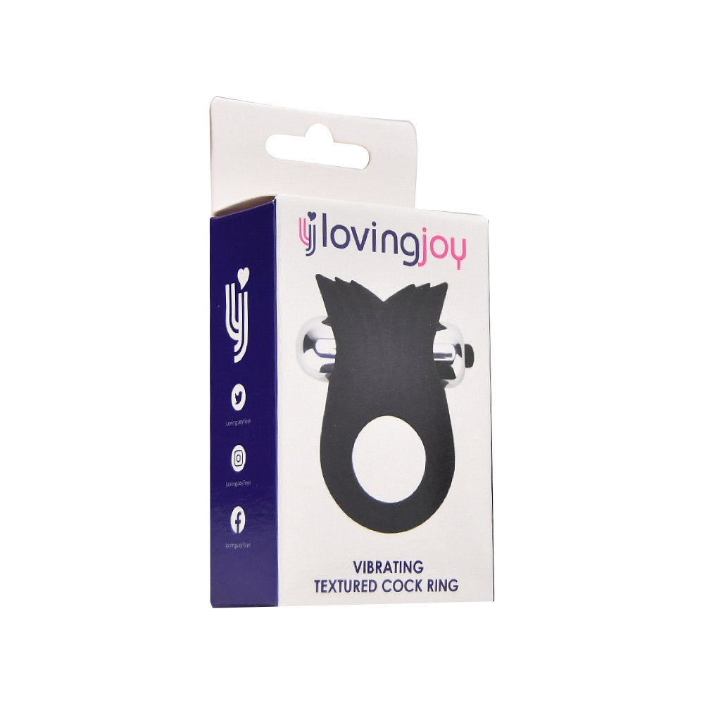 Loving Joy Silicone Vibrating Textured Cock Ring Loving Joy