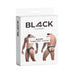 C4M Dungeon Black Leatherette Jockstrap Large Cut 4 Men