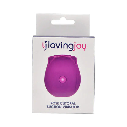 Loving Joy Rose Toy Clitoral Suction Vibrator Purple Loving Joy