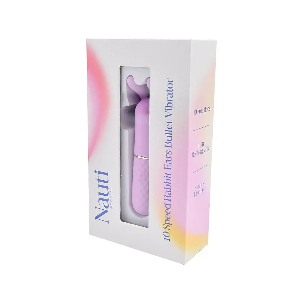 Nauti Petites 10 Speed Rabbit Ears Bullet Vibrator - The Beauty Store Nauti Petites 10 Speed Rabbit Ears Bullet Vibrator - The Beauty Store