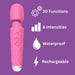 Loving Joy 20 Function Wand Vibrator Pink Loving Joy