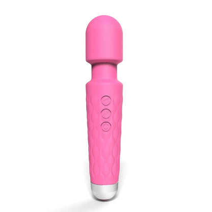 Loving Joy 20 Function Wand Vibrator Pink - The Beauty Store Loving Joy 20 Function Wand Vibrator Pink - The Beauty Store