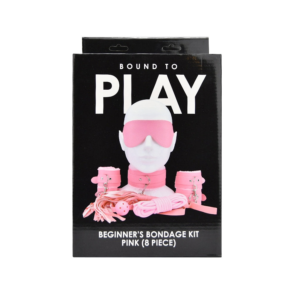 Bound to Play Beginner's Bondage Kit Pink (8 Piece) Bound to Play