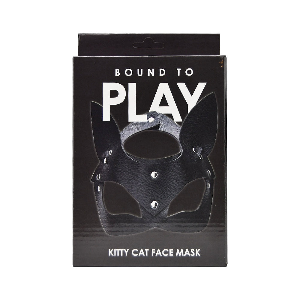 Bound to Play Kitty Cat Face Mask Black Bound to Play