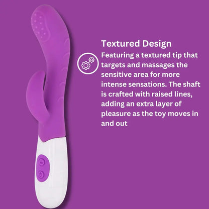 Jessica Rabbit Textured Rabbit Vibrator Loving Joy