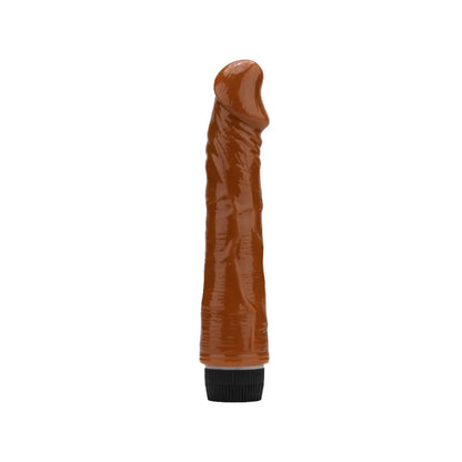 Loving Joy 8 inch Realistic Vibrator Brown Loving Joy