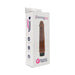 Loving Joy 8 inch Realistic Vibrator Brown Loving Joy