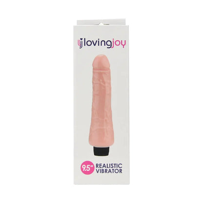 Loving Joy 9.5 inch Realistic Vibrator Vanilla Loving Joy