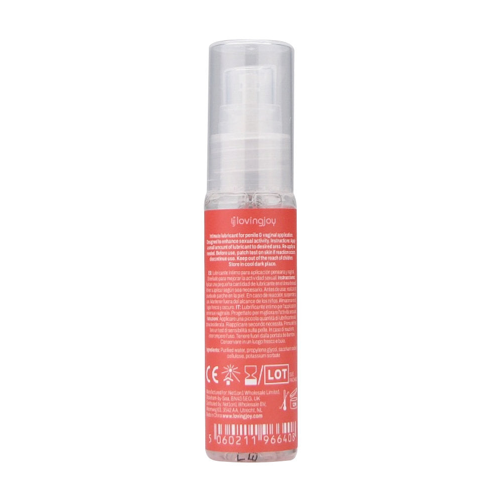 Loving Joy Strawberry Flavoured Lubricant 30ml Loving Joy Lubricants