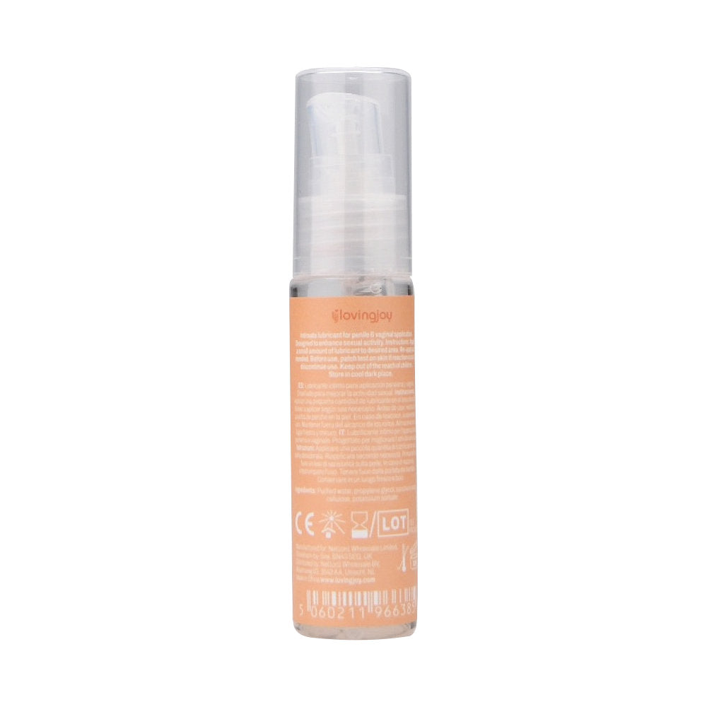 Loving Joy Peach Flavoured Lubricant 30ml Loving Joy Lubricants