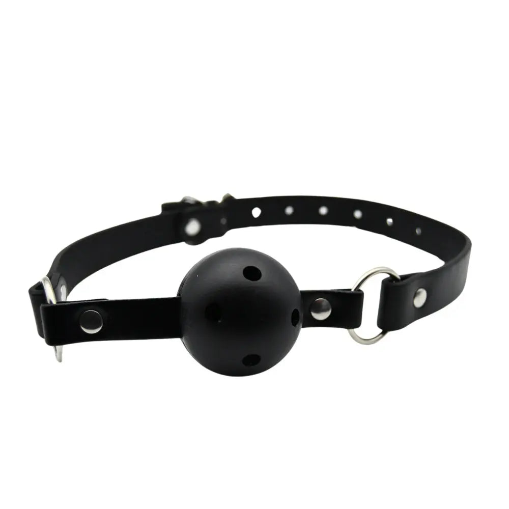 Bound to Play Breathable Ball Gag Black Bound to Play