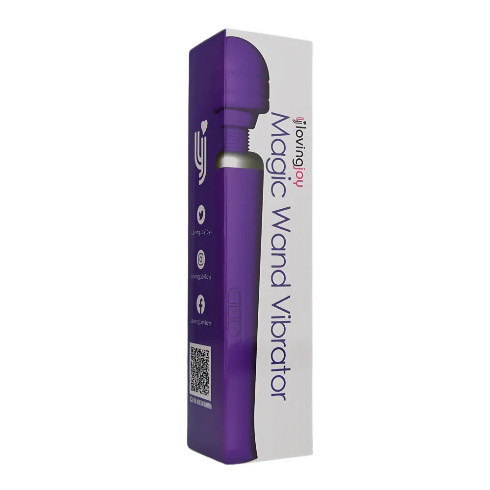 Loving Joy Rechargeable Magic Wand Vibrator Purple Loving Joy