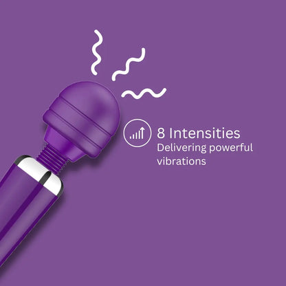 Loving Joy Rechargeable Magic Wand Vibrator Purple Loving Joy