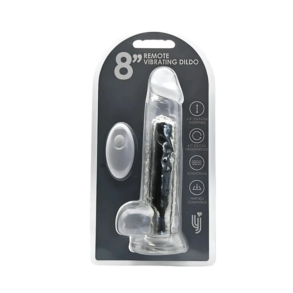 Loving Joy 8 Inch Remote Vibrating Dildo Loving Joy