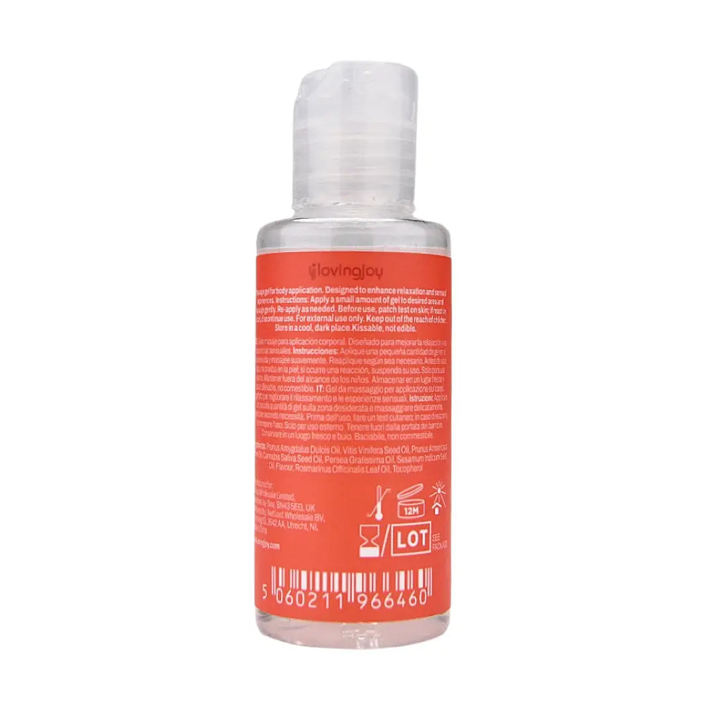 Loving Joy Strawberry Massage Gel 60ml Loving Joy Lubricants