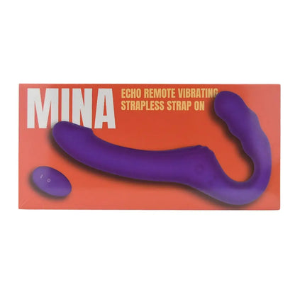 Mina Echo Remote Vibrating Strapless Strap On MINA