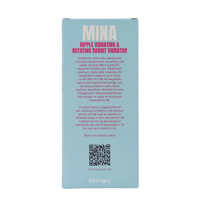 Mina Ripple Vibrating & Rotating Rabbit Vibrator MINA
