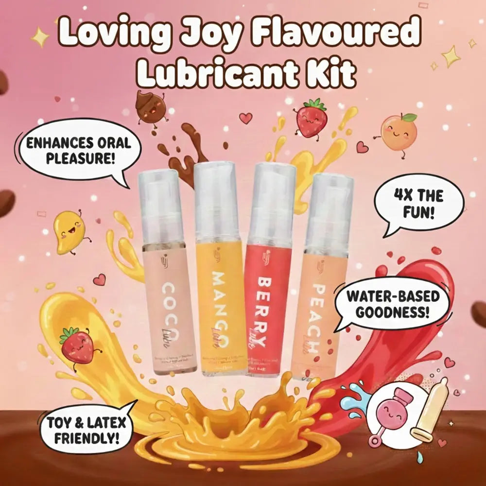 Loving Joy Flavoured Lubricant Set (4 Pack) Loving Joy Lubricants