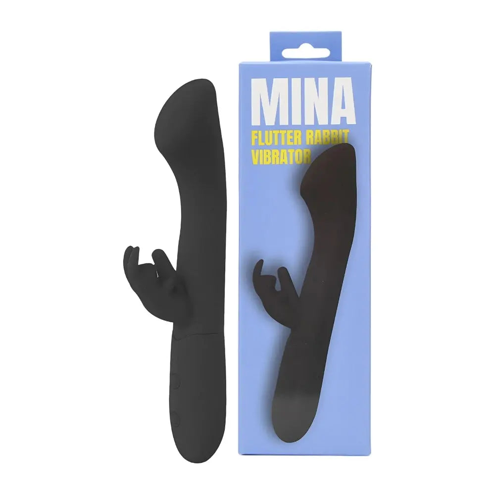 Mina Flutter Rabbit Vibrator 9.5cm x 12.5cm Waterproof 10 Functions MINA