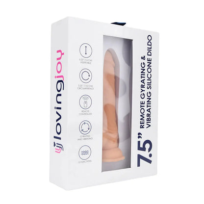 Loving Joy 7.5" Remote Thrusting & Vibrating Silicone Dildo Loving Joy