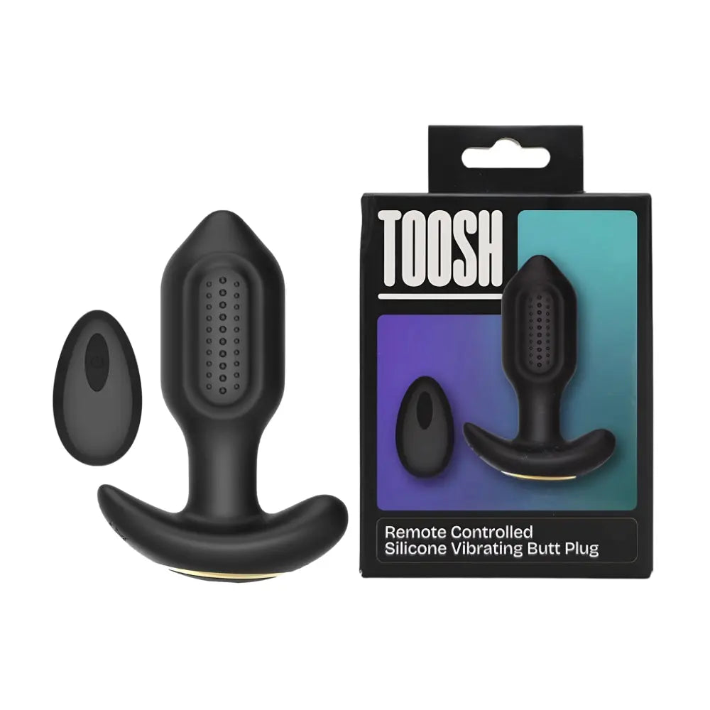 Toosh Remote Controlled Silicone Vibrating Butt Plug - The Beauty The Beauty Store Toosh Remote Controlled Silicone Vibrating Butt Plug - The Beauty The Beauty Store