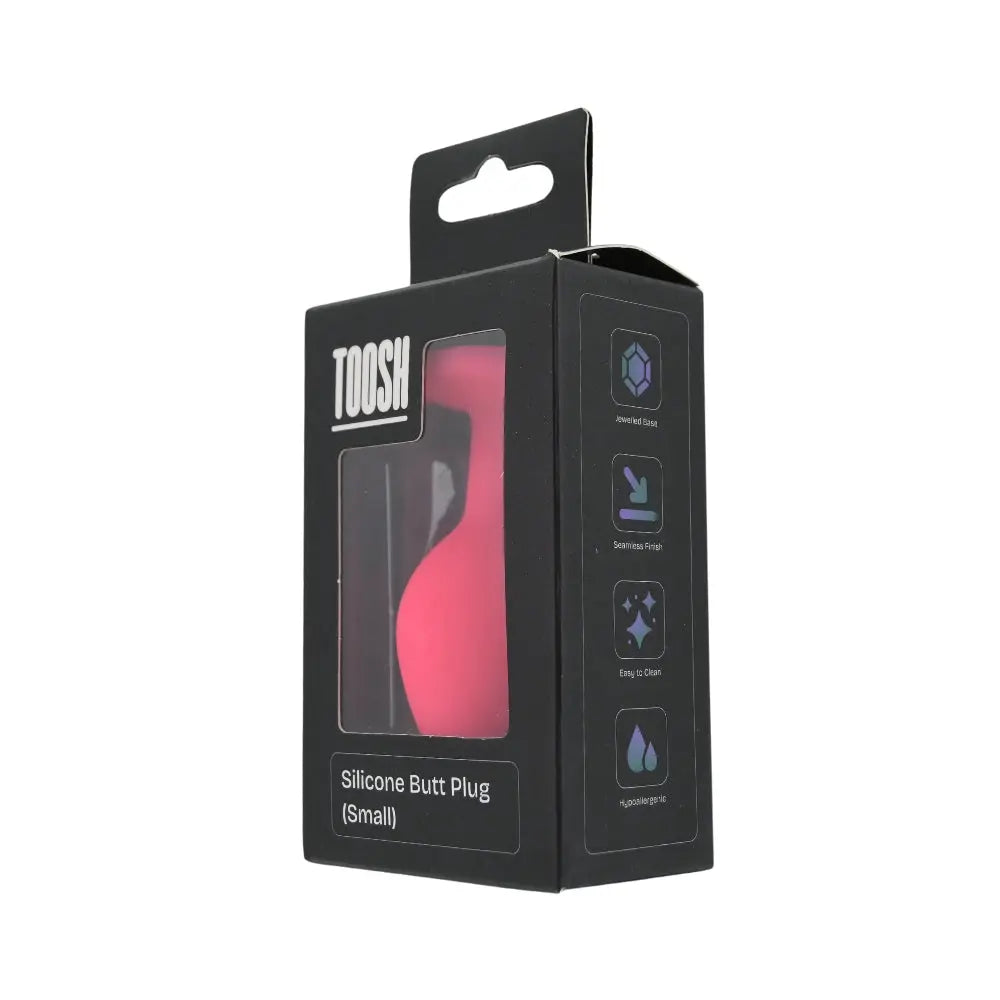 Toosh Pink Silicone Butt Plug Small Toosh