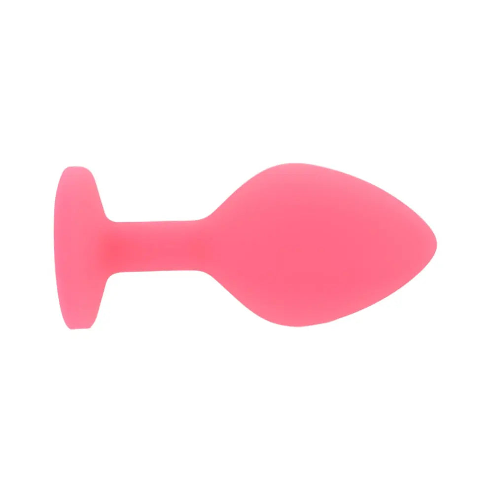 Toosh Pink Silicone Butt Plug Medium Toosh