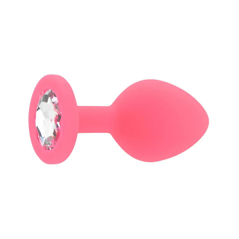 Toosh Pink Silicone Butt Plug Medium Toosh