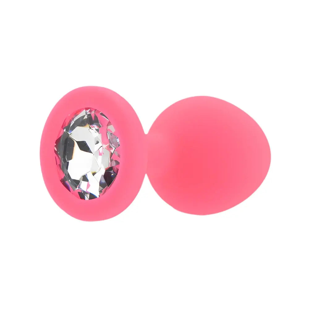 Toosh Pink Silicone Butt Plug Medium Toosh