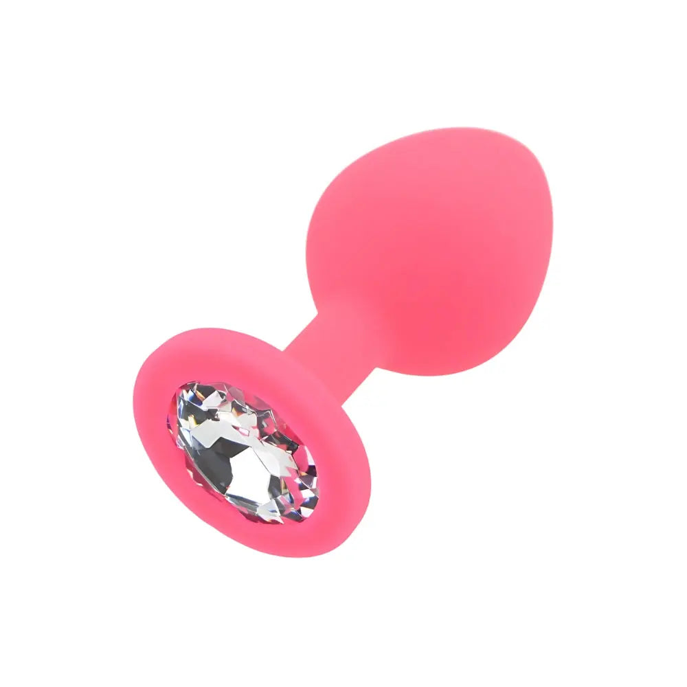 Toosh Pink Silicone Butt Plug Medium Toosh