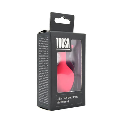 Toosh Pink Silicone Butt Plug Medium Toosh