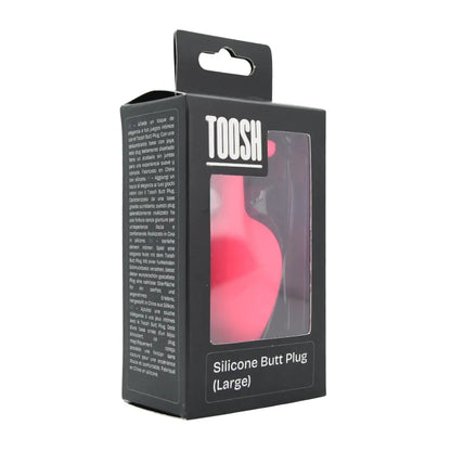 Toosh Pink Silicone Butt Plug Large Toosh